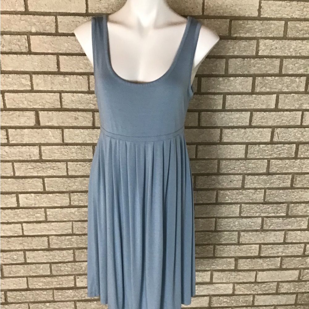 Mercer & Madison dusty blue sun dress size large.